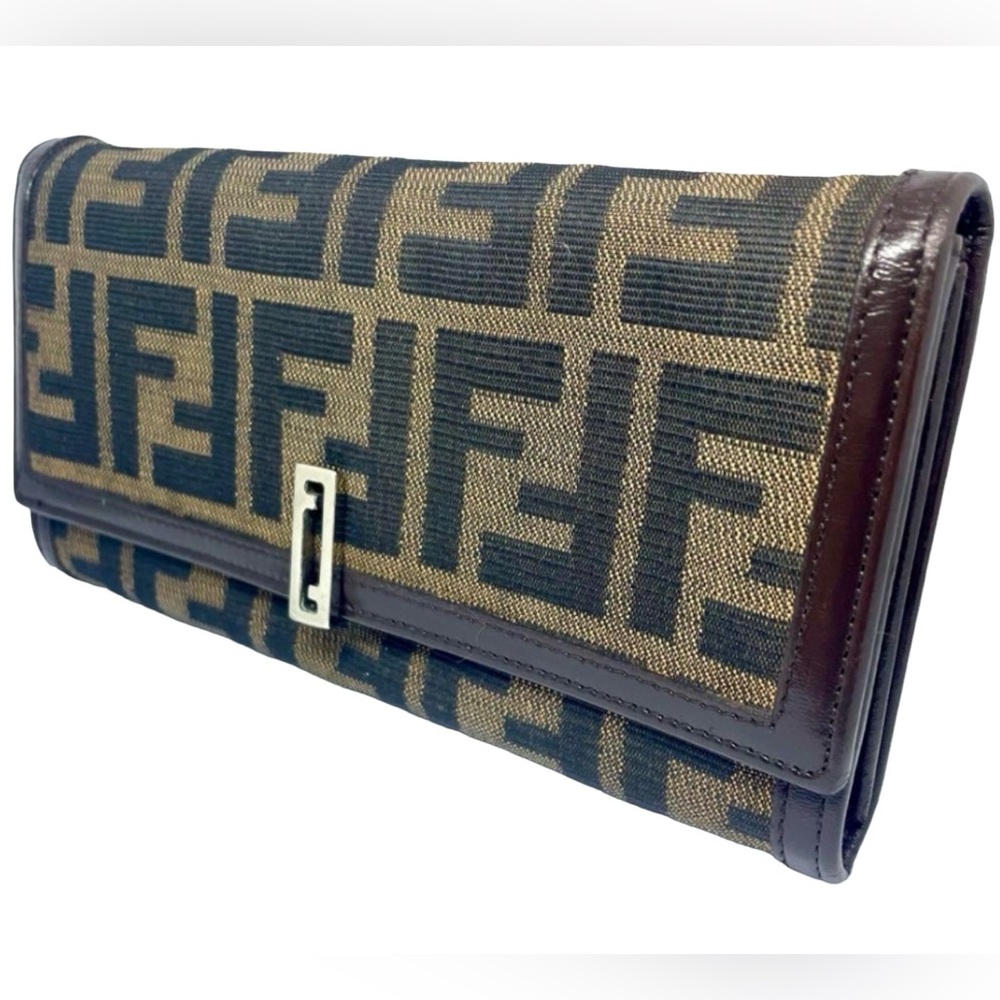 Vintage Fendi | Zucca Long Continental Bifold Wallet